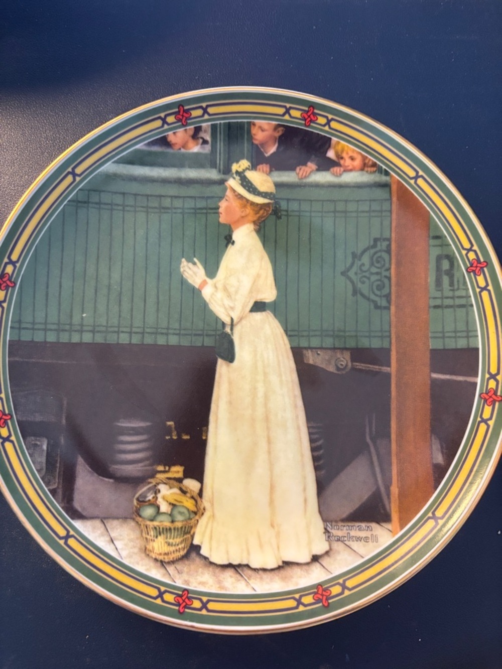 Norman Rockwell Knowles Plate “A Mother’s Welcome” 1986